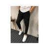 Men's Slim Fit Jogger Pants Double Leg Black