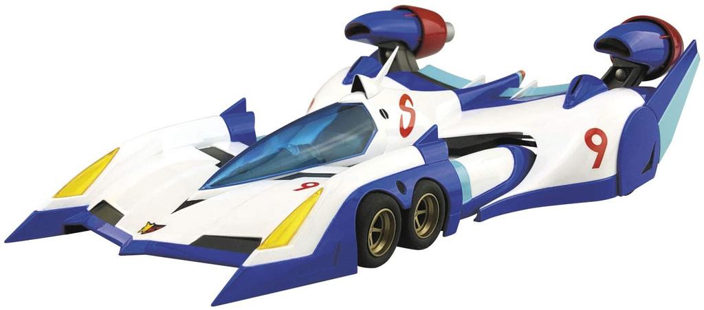 AOSHIMA Cyber Formula New Asurada Aero Boost Boost Mode Scale Plastic Model No.6 AKF-0 Mode/Aero Mode/Spiral 1/24