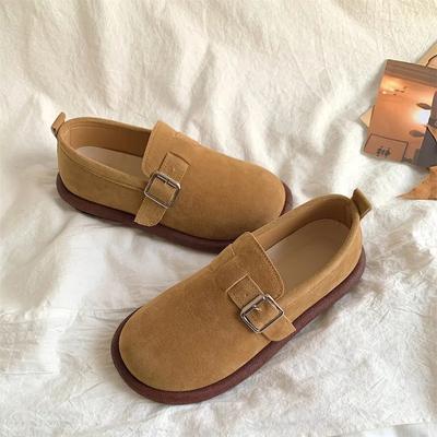 Женская обувь 2024 года, новые осенне-зимние мокасины на плоской подошве, нескользящие, удобные, плюшевые, теплые, с мягкой подошвой, Zapatos De Mujer