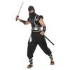 Men’s Japanese Ninja Cosplay Costume Adults Black Warrior Halloween Outfits