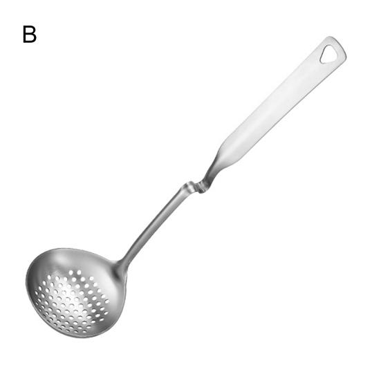 Половник для супа без запаха, высокая термостойкость, нержавеющая сталь 304, кухонная утварь, ложка-сепаратор для ресторана