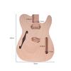 DIY Unfinished Mahogany Wooden Body Replace Part for TL F Electric Guitar