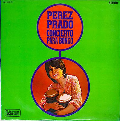 Виниловая пластинка ПЕРЕС ПРАДО Concierto Para Bongo PS1353UA UNITED ARTISTS 1966 Япония Obi Латинская б/у