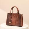 Retro Fashion Shoulder Bag Urban Simple Large Capacity Handbag Crocodile Print Women's Crossbody Bag