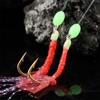 Swivel Feather Hook Fishskin String Hooks Mackerel Pesca Fish Tackle Fishing Lures Sea Bait
