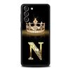 Модный Чехол для Телефона с Алмазной Короной и Буквой А, Мягкий, для Samsung Galaxy S23 S24 S22 S21 S20 FE Ultra 5G S10 S10E S9 S8 Plus