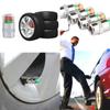4pcs New Warning Visiable Monitor Car Stem Caps Air Pressure Valve Tire Gauge Sensor Indicator