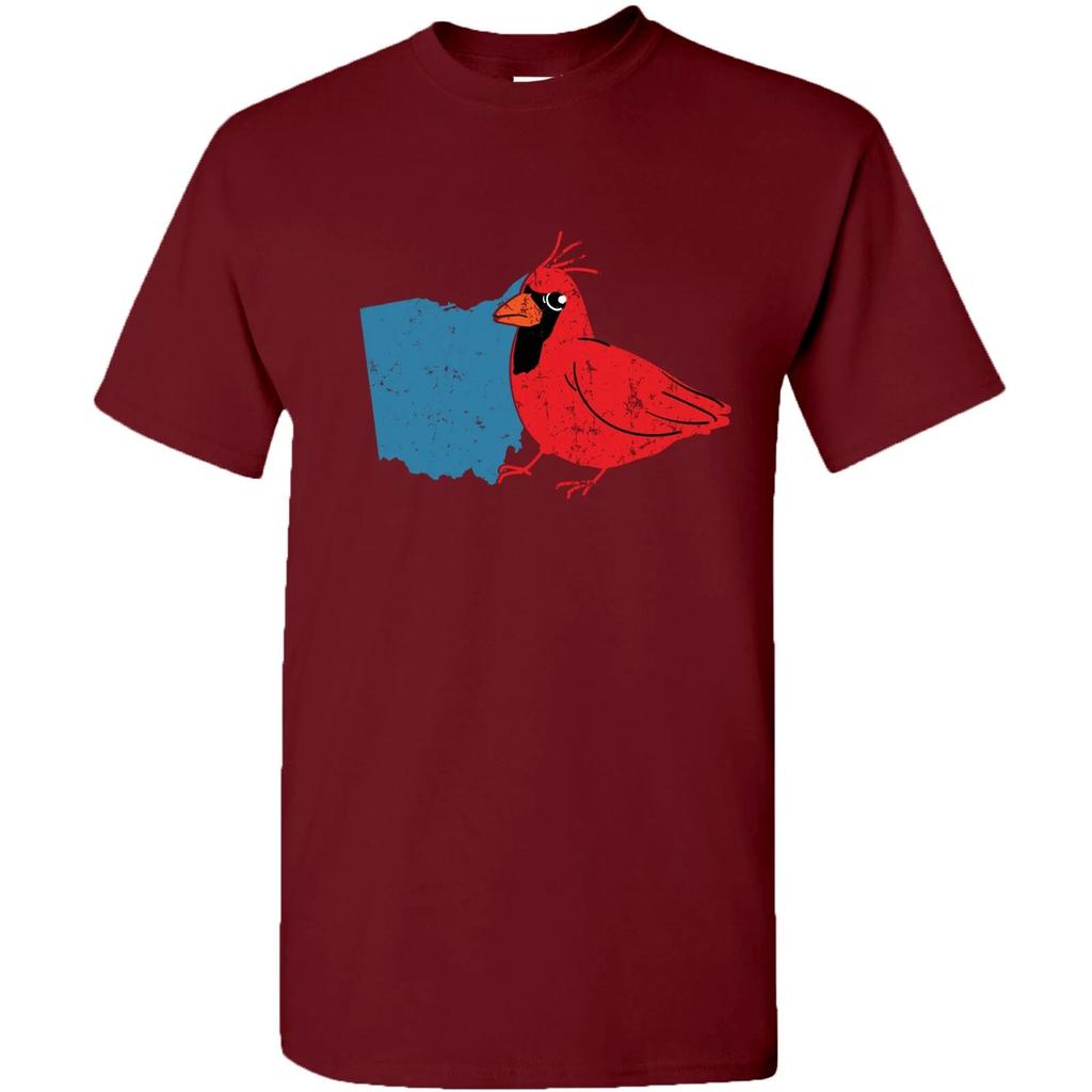 Ohio State Bird - City Classic Cute Animal T Shirt - Garnet
