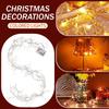 Lighted Berry Beaded Garland Christmas Decorations For Indoor Outdoor Home Mantel Fireplace Holiday Party Decor 10FT