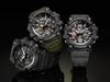 Casio Мужские часы G-SHOCK из нержавеющей стали, водонепроницаемость 200 м, аналоговые, ударопрочные, кварцевые, GWG-100-1A