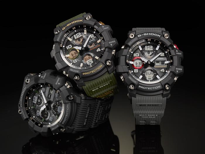 Casio Мужские часы G-SHOCK из нержавеющей стали, водонепроницаемость 200 м, аналоговые, ударопрочные, кварцевые, GWG-100-1A
