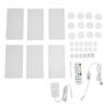 6 комплектов WiFi Smart Light Panel 16 миллионов RGB LED Dimming Music Synchronization Wall Lamp