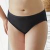 FINETOO XL-5XL Ladies Sexy Cotton Panties High-waist Seamless  Underwear Briefs Transparent Women Cotton Health Knickers Lingerie