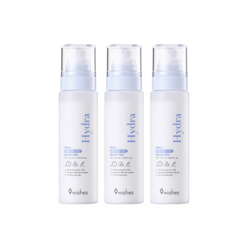 9wishes [large Triple Plan] Hydrapantetol Barrier Mist 120ml X 3