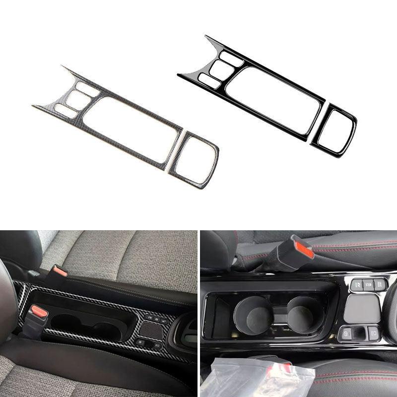 For Toyota Yaris CROSS 2021 2022 ABS Car Accessories Center Control Gear Shift Panel Frame Trim Carbon Fiber Style/Glossy Black