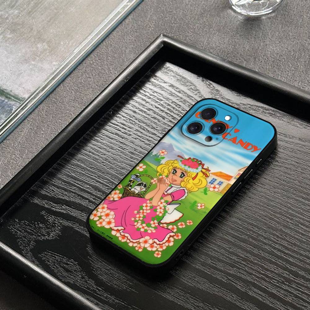 Чехол для телефона Manga C-Candy Candy для IPhone 17 16 15 14 13 12 11 PRO MAX PLUS Mini из ТПУ, мягкий, приятный для кожи
