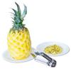 Strawberry Huller Corer Remover Pineapple Eye Remover Long Handle Ergonomic Labor-saving Stainless Steel Scraper Portable Kitchen Gadget