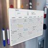 Erasable Monthly Calendar Memo Message Note Soft Magnetic Fridge Calendar  Kitchen