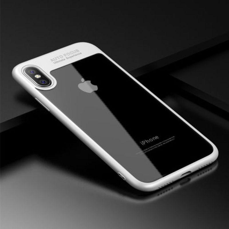 X Для iPhone 8 7 6s Plus 10 Роскошный Ультратонкий Прозрачный Ударопрочный Бампер Чехол
