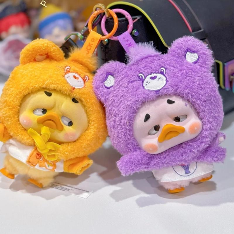 Оригинальный UpsetDuck Серия Неоновый Милашка Утенок Блайнд Бокс 6-е Поколение Плюшевая Модная Игрушка Брелок Коллекционная Фигурка Подарок