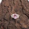 Morganite Stone 925 Sterling Silver Artisan New Cocktail Unique Anniversary Ring RR-46-7
