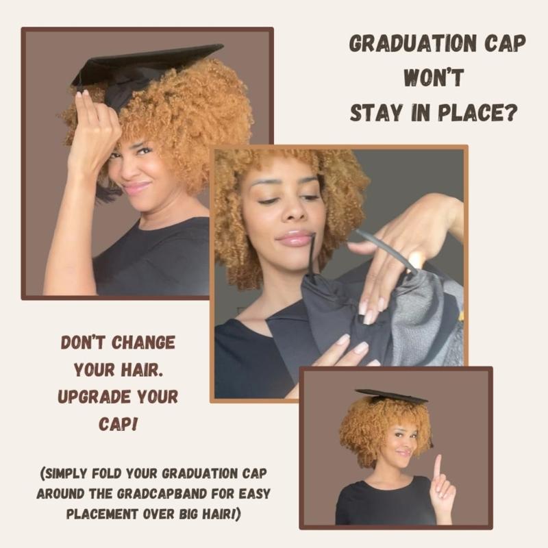 Practical Hairband Keeper Graduation Hat Retainer Hairstyle Maintaining Holder Hairstyle Intact Keeper on Graduation Day