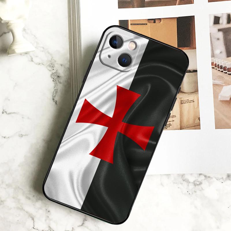 Чехол для телефона с гербом тамплиеров для iPhone 17 16 15 13 12 11 14 Pro Max Plus 12 13 Mini 16e 17 Air Cover Coque