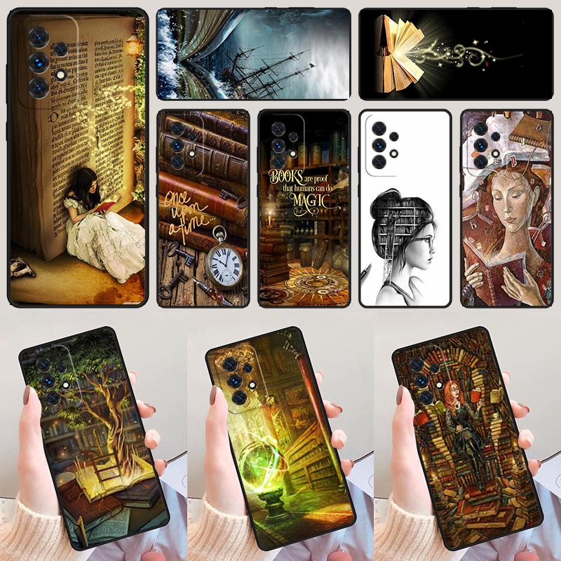 Чехол для телефона 'Магия книги' Для Samsung Galaxy A42 A31 A40 A51 A71 A32 A80 A91 A52 A72 A73 A20e A21S A50 A70 A11 A12 Чехол