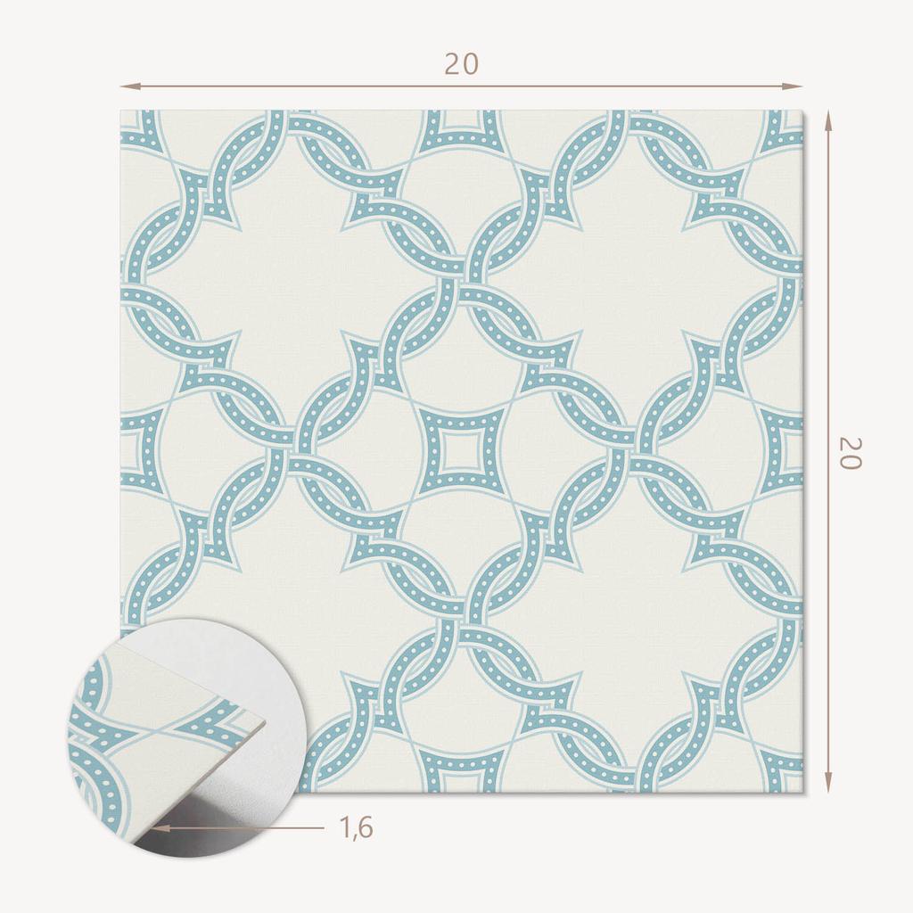 Naklejane Kafelki Winylowe Do Przedpokoju Splecione Wzory W Siatce 20X20X20 Cm