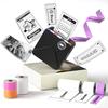 Phomemo M02S Mini Smartphone Thermal Printer 6 Rolls of Portable Label Pocket Mobile Monochrome Photo Memo Small for Bluetooth for Printer,