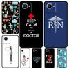 Nurse Medical Health Heart Case For Realme C55 C53 C35 C33 C31 C30 C21Y C25s C15 C11 GT Neo 5 3T 2T 9 10 11 Pro Plus
