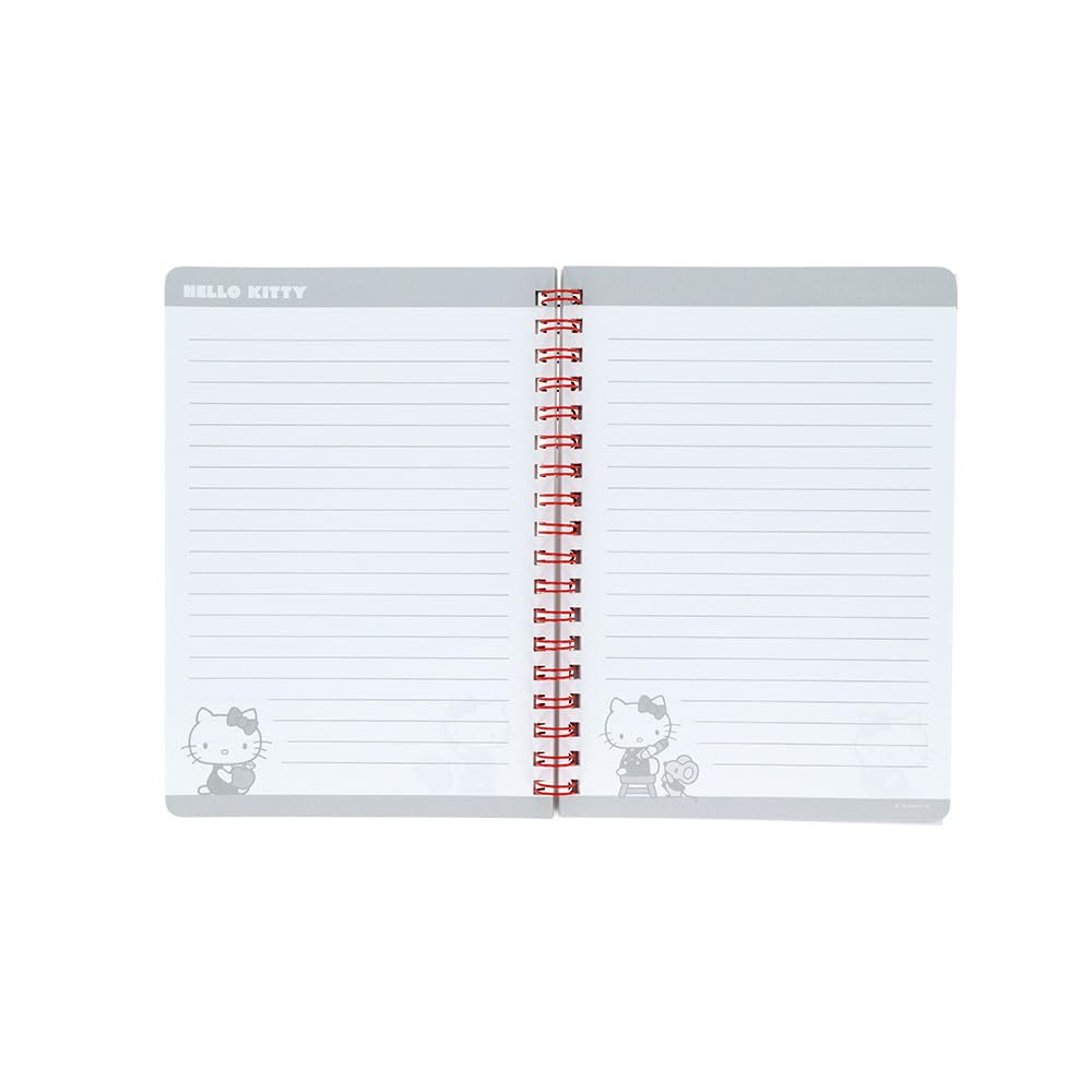Stationery Hello Kitty Sanrio Characters Charm Spiral Notebook B6 S2643499 Sun-Star