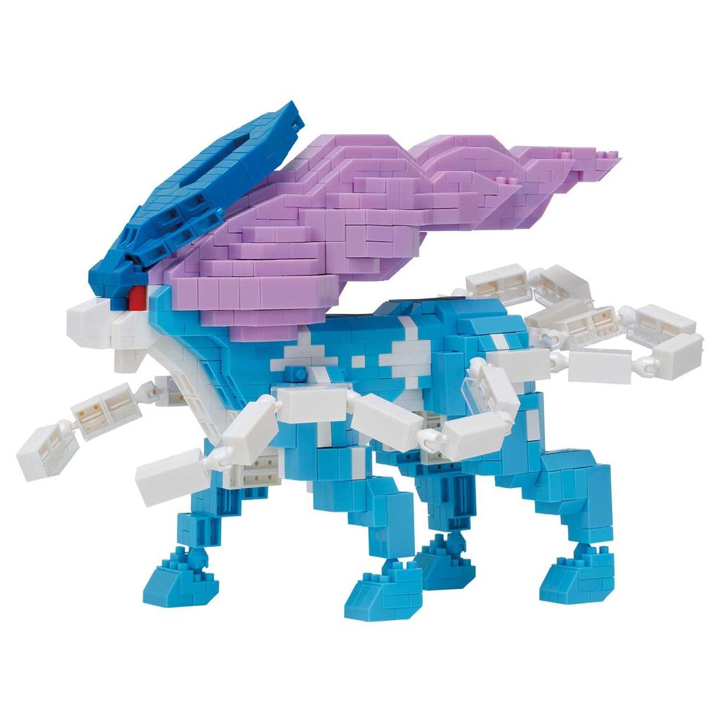 Kawada Nanoblock Pokémon Suicune Deluxe Edition (NBPM109) - 7 X 28 X 21 Cm, Ages 12 and Up, Interior Decoration, Hobby