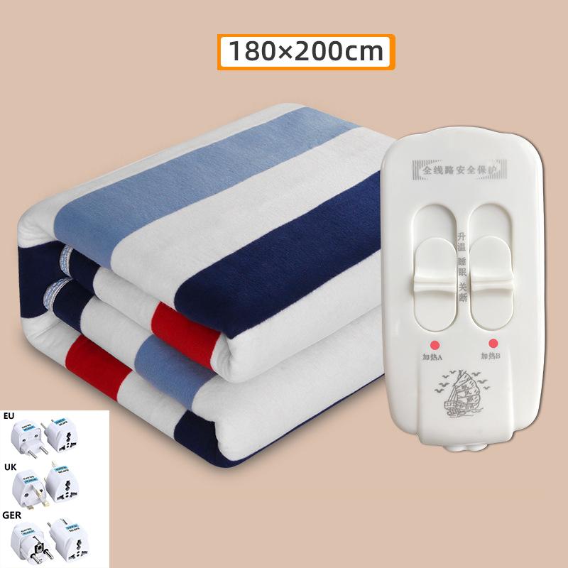 Электрическое одеяло 220, более толстое одеяло с подогревом, матрас с термостатом, одеяло с электрическим подогревом, зимнее теплое одеяло с электрическим подогревом, мягкое