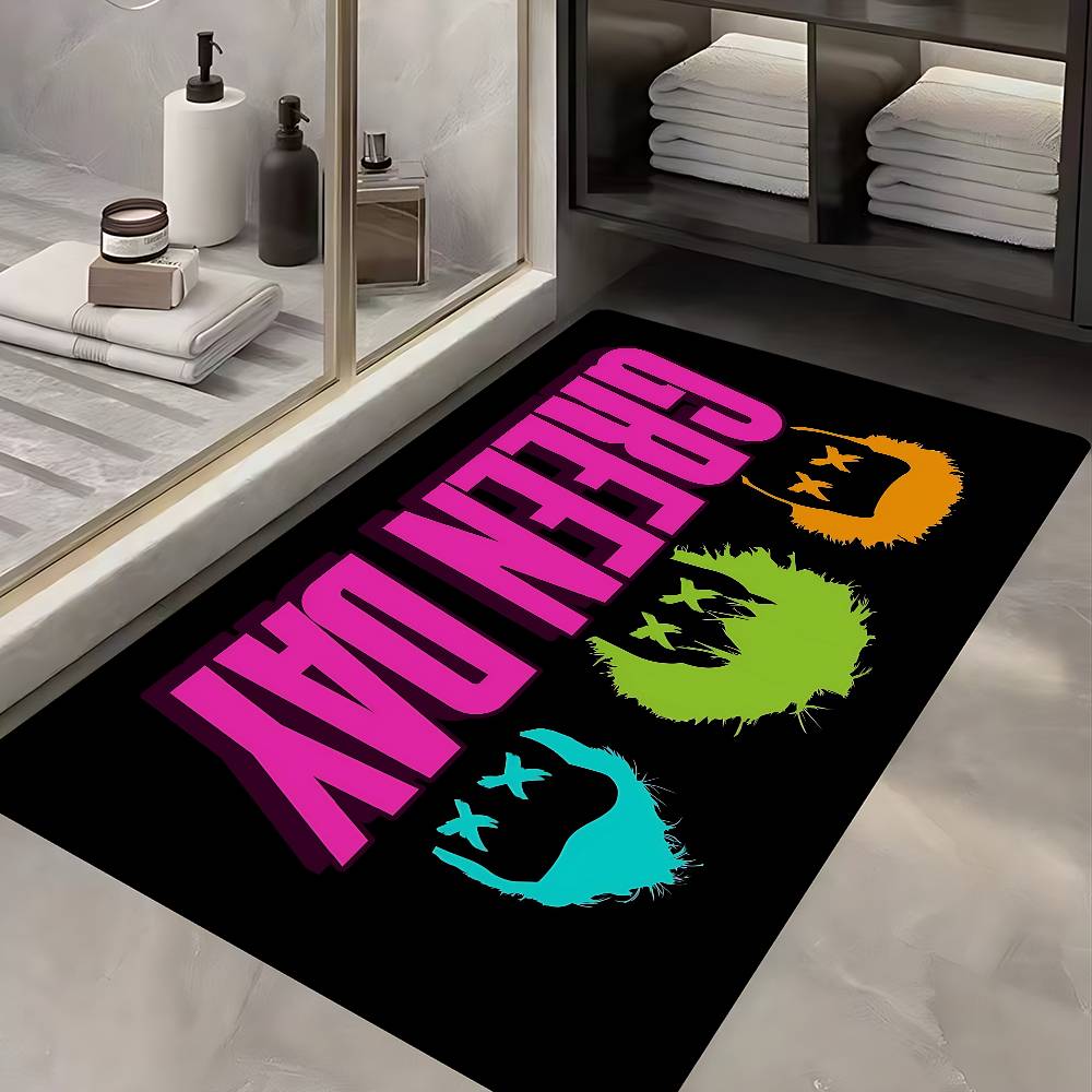 Rock Band G-Green D-Day Floor Carpet Nordic Style Home Doormat Bathroom-Toilet Mats Bedroom Hotel Decor Mat