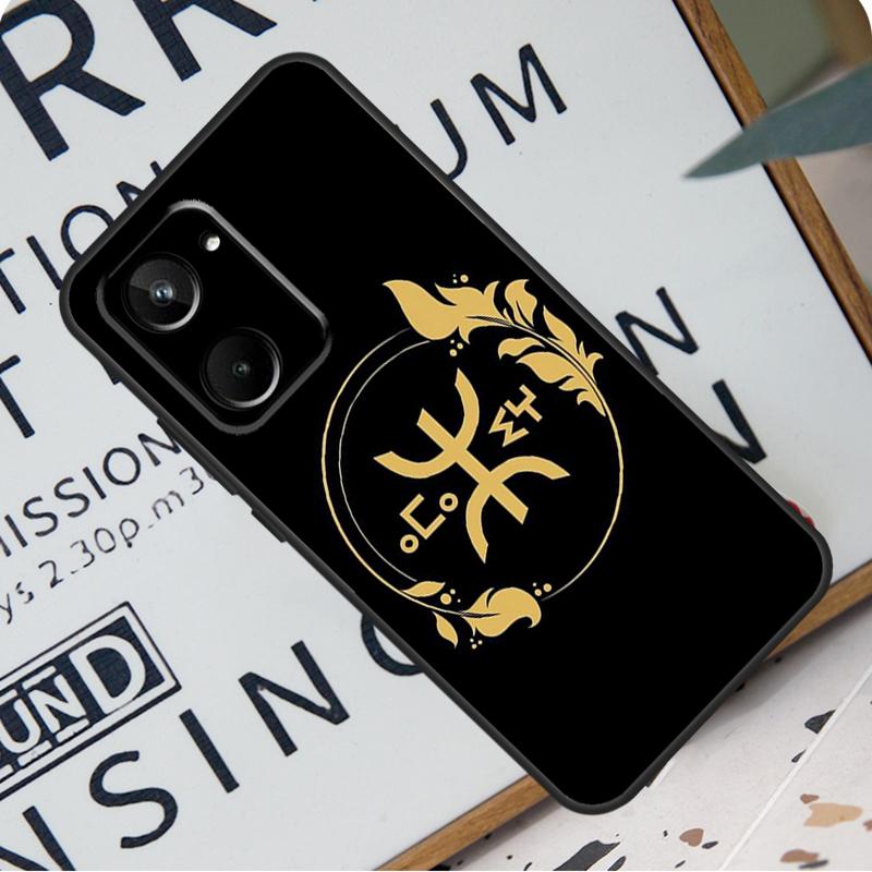 Флаг амазигов берберов для Realme 12 Pro Plus 9 10 11 GT5 C51 C31 C67 C55 C53 C35 C33 C30 C21Y C25s GT Neo 6 чехол