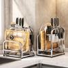 Stainless Steel Knife Holder Multifunctional Stand Home Kitchen Utensil Counter Cutting Board Rack Knife Pot Lid Storage Rack