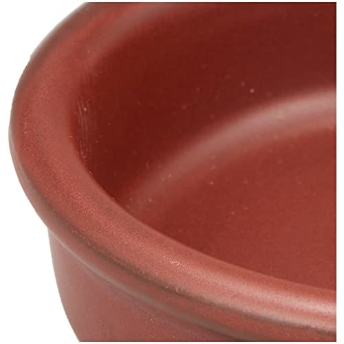 Banko Ware Ajillo Pot, Mini Pot, Stovetop-Safe, Ajillo Bowl, Small, Approximately 12cm Diameter, Reddish Brown, Ceramic, Microwave and Oven Safe, Made