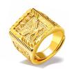 Ring Gold-plated Thai Gold Exhibition Ring Eagle Ring Imitation Gold Opening 999 Men's Ring