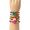 5Pc Lovely Kids Children Wood Elastic Bead Bracelets Birthday Party Jewelry Gift