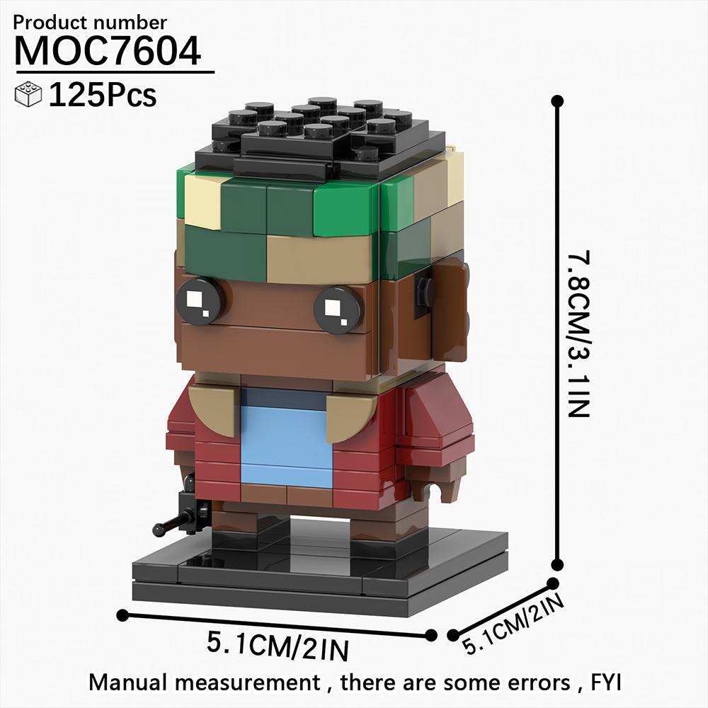 MOOXI Монстр Демодог Очень Странные Дела ТВ Сериал Фигурка Brickheadzed Существо Сборка Взрослый Набор Строительных Блоков Детская Игрушка MOC Кирпич Подарок
