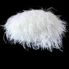 Feather Высококачественная отделка бахромой из страусиных перьев Лента из натуральных страусиных перьев для пошива вечерних платьев Свадебные аксессуары 1 м
