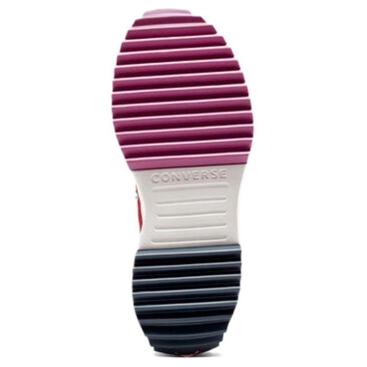 Converse Кеды женские Run Star Hike Platform Low Color Pop - Park Red Арбузно-розовый A14272C
