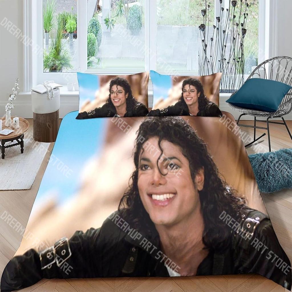 3D Print Michael Jackson Bedding Set Twin Queen King Full Size Duvet Cover Pillowcase Bed boys girls Adult Home Textiles