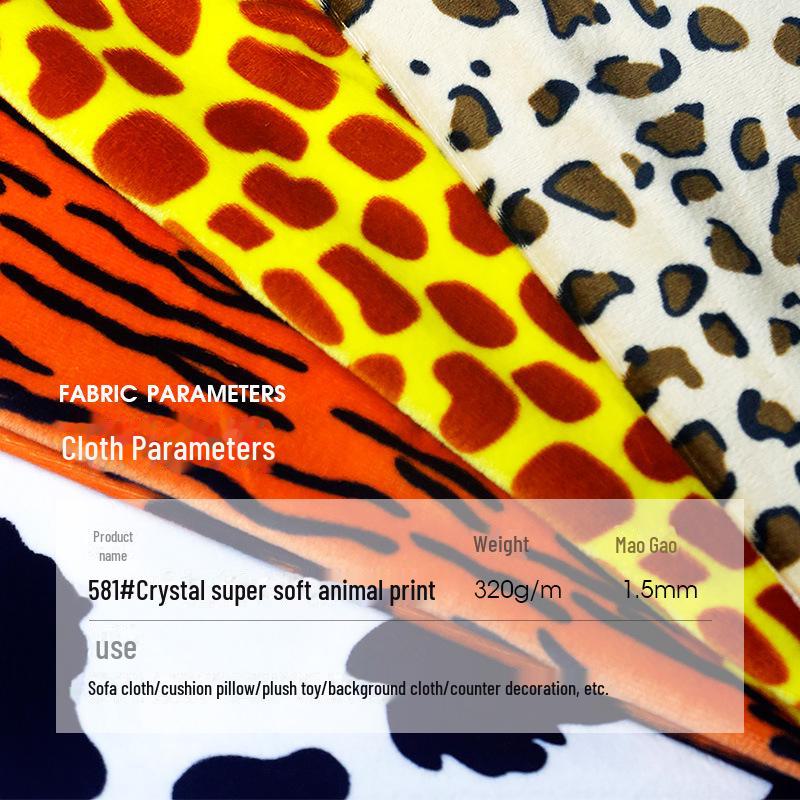 Ультрамягкая фланель с кристаллическим принтом и узорами в виде леопарда, тигра, коровы, жирафа, пятнистой собаки и черепахи, короткая плюшевая ткань.