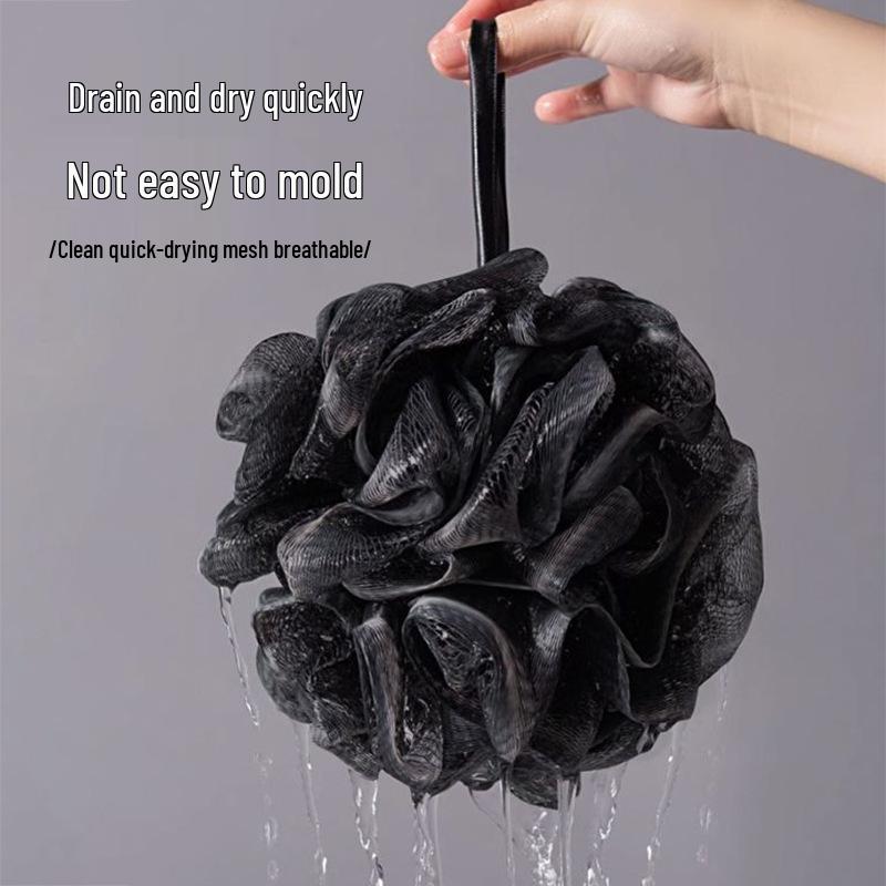 Мужская отшелушивающая мочалка для душа: Сетчатая мочалка в форме цветка