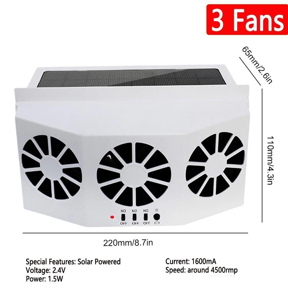 Vehicle Cooling Solar Powered Car Fan Solar Powered Cooling Fan Car Exhaust Fan Vehicle Cooling