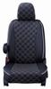Чехлы на все сиденья Заказные Стеганые Черные с Белой строчкой [15EHA2060K] N-BOX/N-BOX JF3/JF4 R3(2021)/1~R5(2023)/9 EH-2060