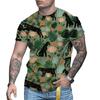 Летний топ с круглым вырезом и 3D-принтом, модные повседневные футболки с короткими рукавами для мужчин