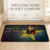 The Smashing Pumpkins Floor Mat Cozy Minimalist Flannel Area Rug Anti-Slip Washable Bedroom Living Room Decor